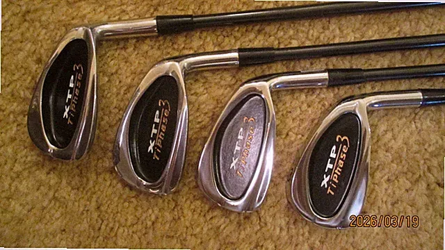 Used RH Mens XTP TiPhase 3 Golf Starter Set 3- PW Graphite Stiff