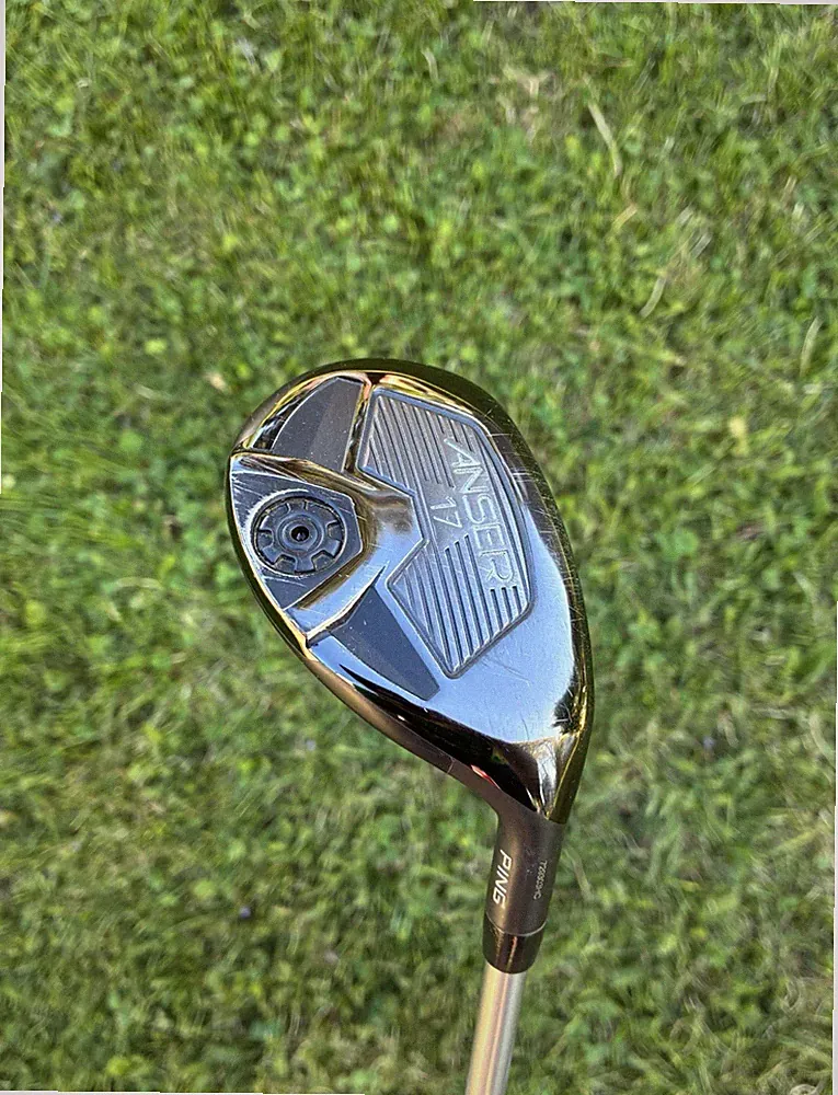 Used RH PING Anser 17 Degree Hybrid Golf Club TFC 800H Stiff Flex W/ Headcover