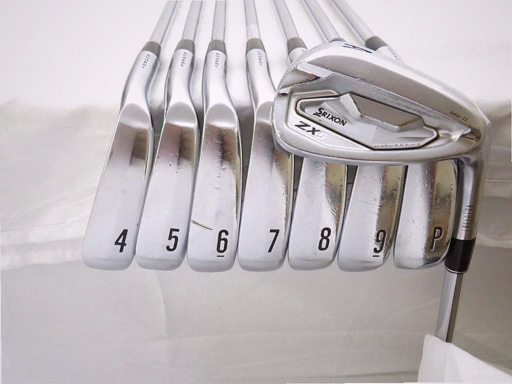 Used Srixon ZX5 MK2 MKII Forged Iron Set 4-PW,AW KBS Tour Lite Stiff Flex