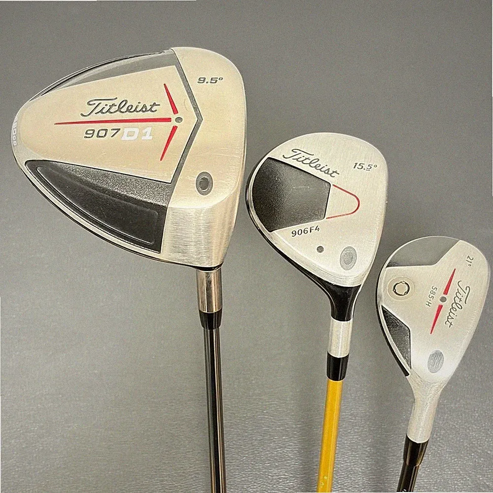USED Titleist 907D1 906F4 585H Woods UT Set 3pcs Diamana S ROMBAX S Rh Golf Club