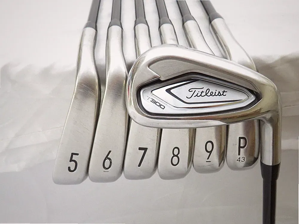 Used Titleist T300 Iron Set 5-PW,48* Tensei AV Regular Flex Graphite Shafts