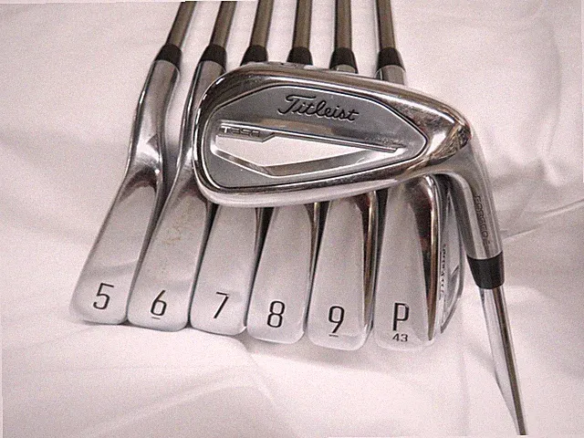 Used Titleist T350 Iron Set 5-PW+48* TT AMT Red R300 Regular Flex Steel Shafts