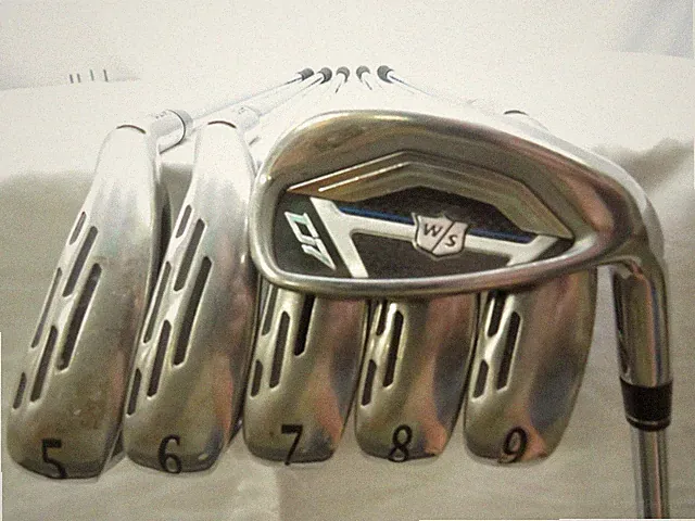 Used Wilson Staff D7 Iron Set 5-PW KBS Tour Regular Flex Steel Shafts