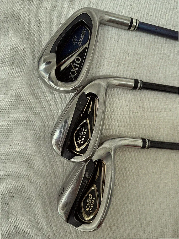 Used XXIO Prime 11 Iron Set 9-PW SP-1100 Regular Flex Graphite R and 8 mp800 R