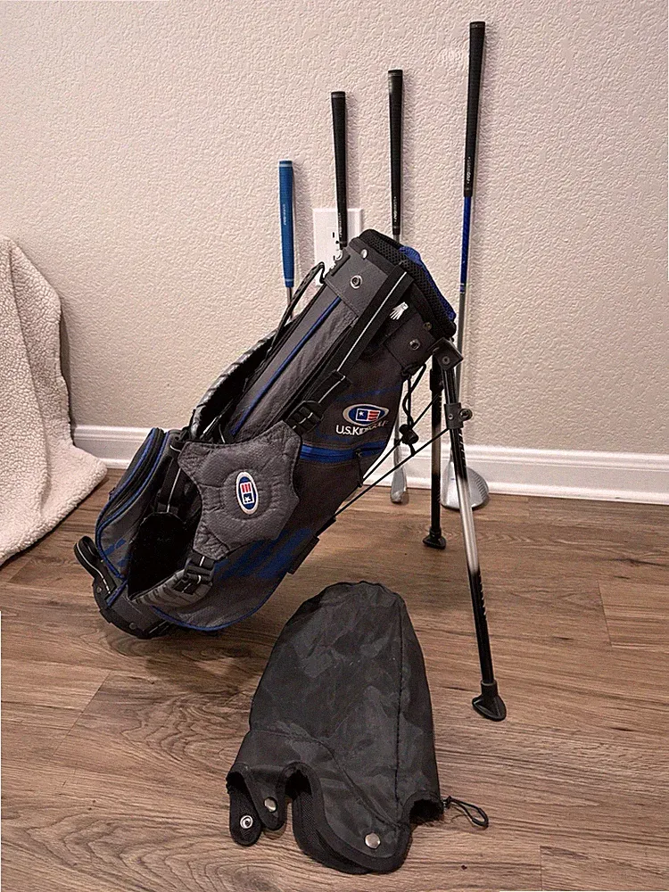USKG Kids Golf Set UL45 LH 4 Club Set w/ Stand Bag Junior Youth 42-48” Tall