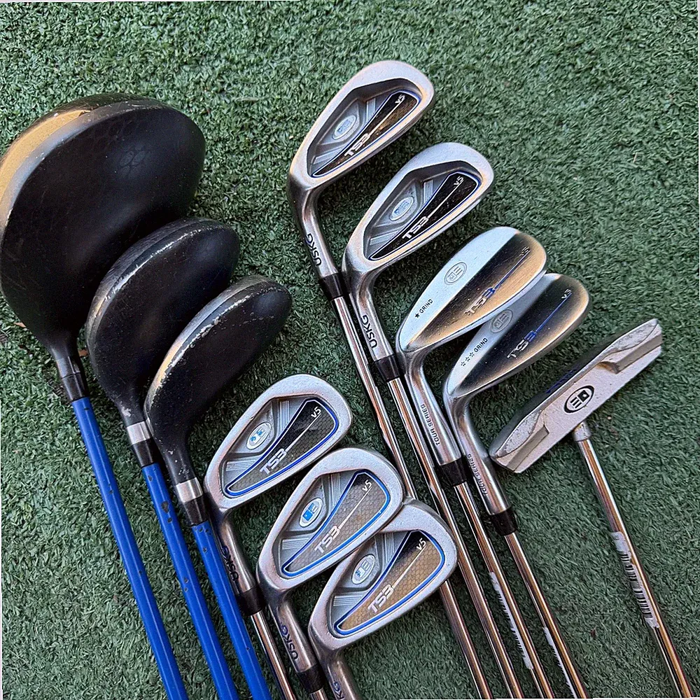 USKG TS3 V5 Golf Club Set Graphite Steel Driver Woods Irons Wedges Putter 60"