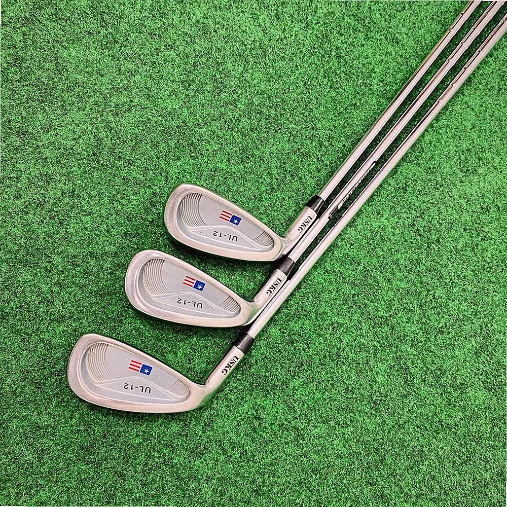 USKG UL-12 US Kids Golf 3-Piece Iron Set 6, 8, PW Steel Shafts 63-43 LEFT HANDED