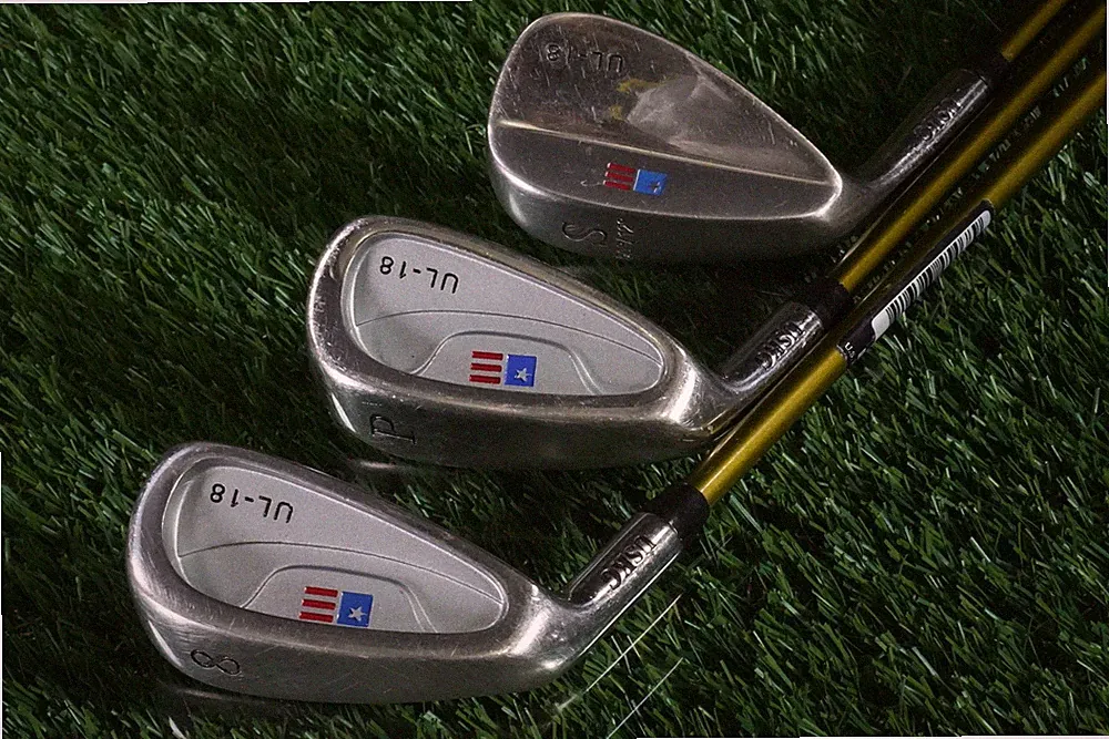USKG UL-18 3pc. Junior Golf Starter Iron Set LH For Kids 57"–60” Tall, Left Hand