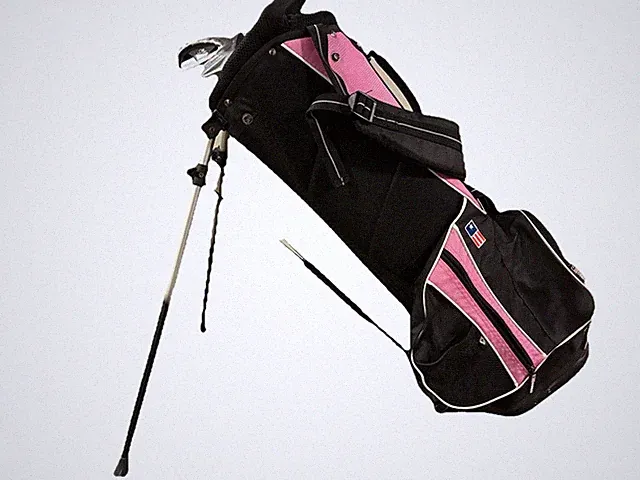 USKG UL 51 Pink Golf Bag 28" Driver Putter & Pitching Wedge 3 Clubs Only + Bag