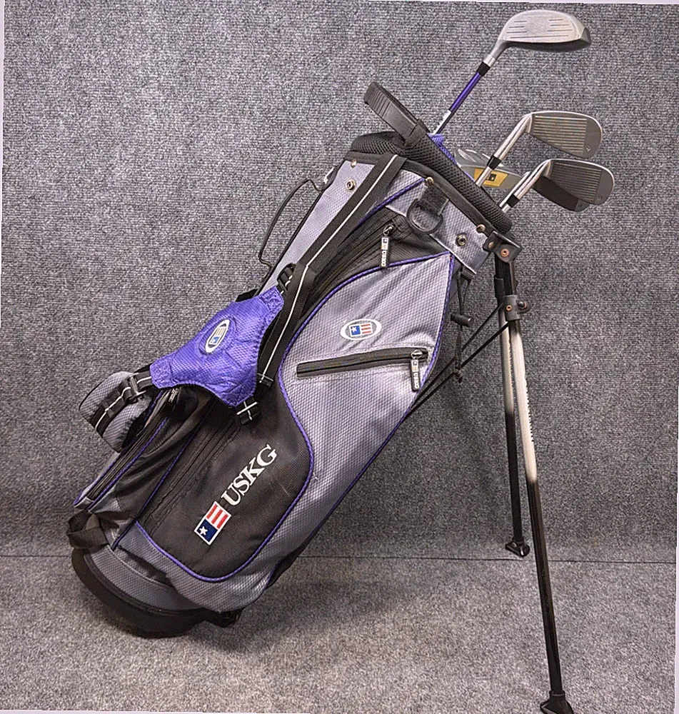 USKG UL54 DV2 US Kids Golf Club Set 5 Clubs W/Bag WT-15 Ultra Light RH