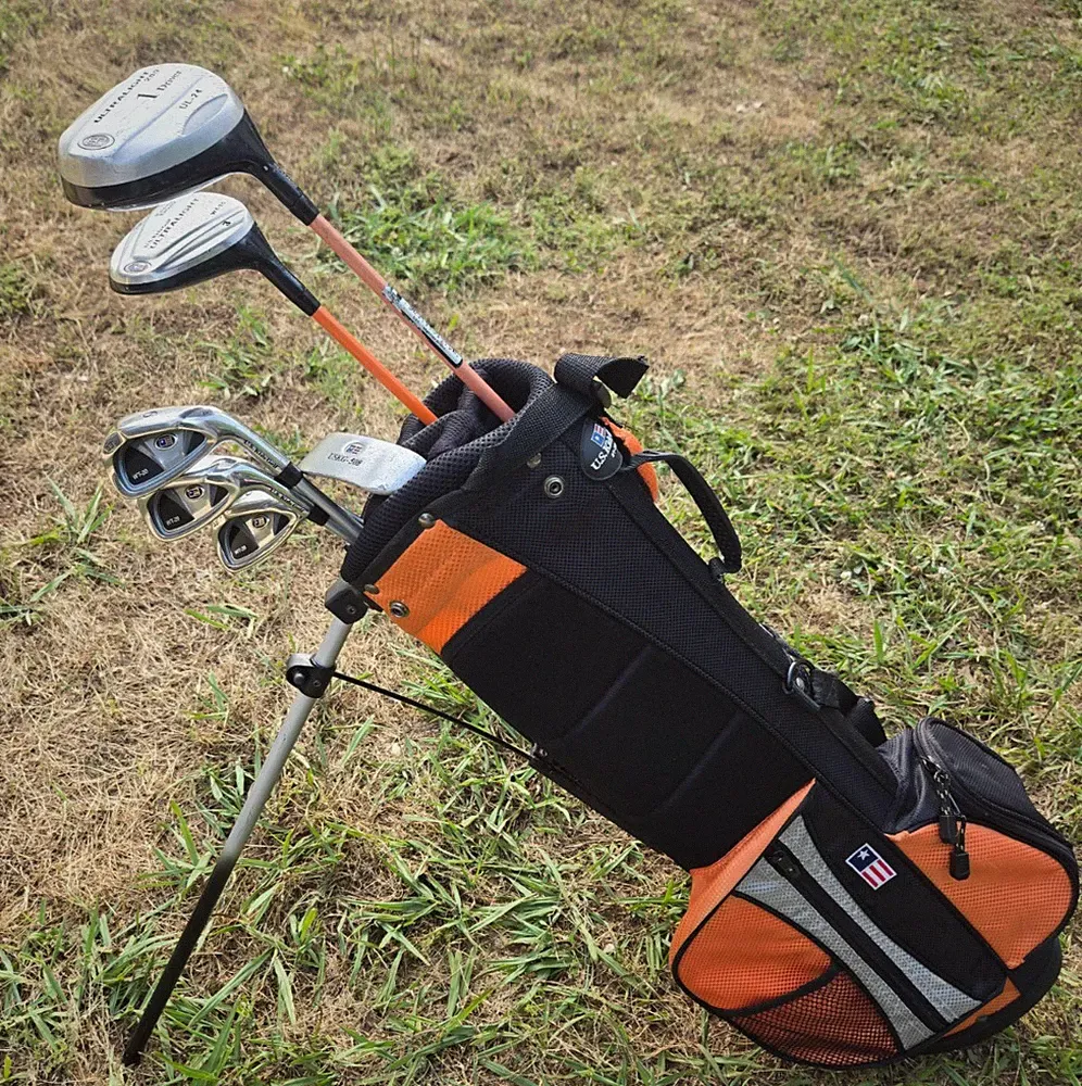 USKG US Kids Golf Club Set RH UL/51" Junior 6 Club + Bag Age 7-9 48"-54" Tall