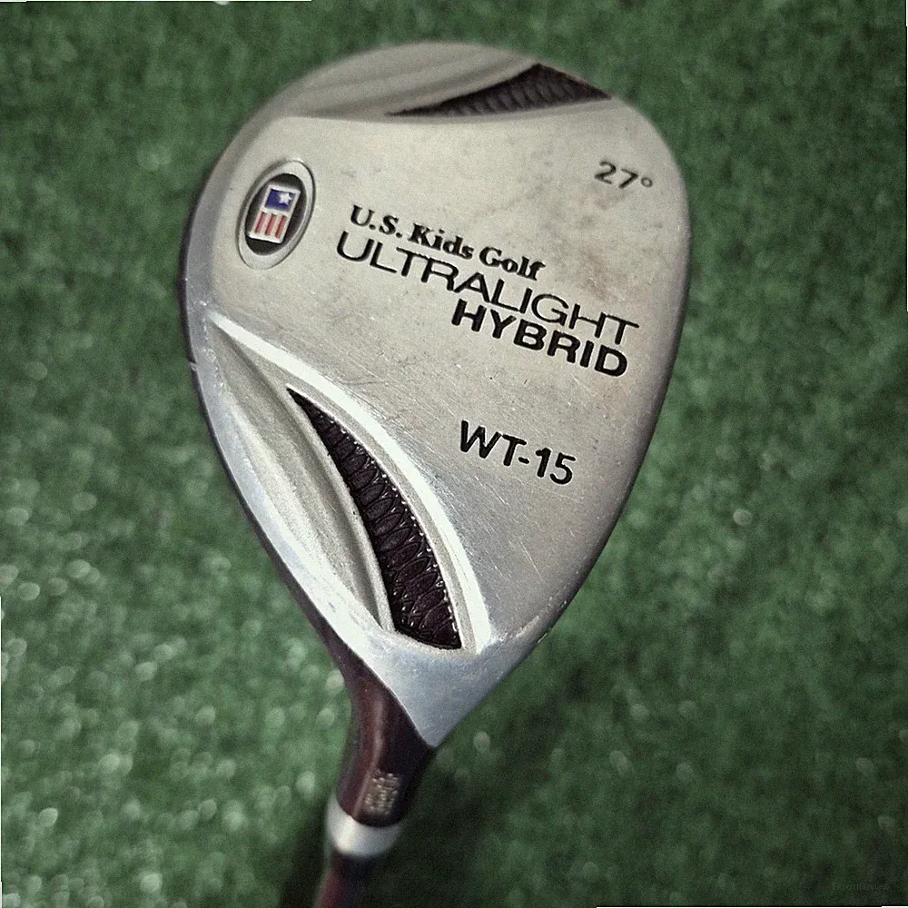 USKG US Kids Golf Ultra Light Hybrid 27* WT-15 54" Tall Graphite RH 33"