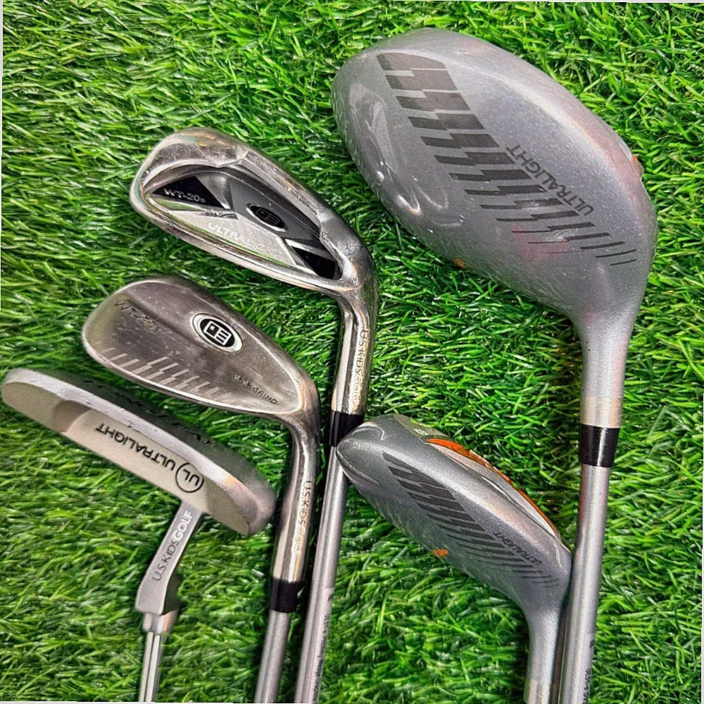 USKG WT-20s UL51-s RH 19° & 29° PW Grind Wedge Putter U.S.Kids Junior Golf Set