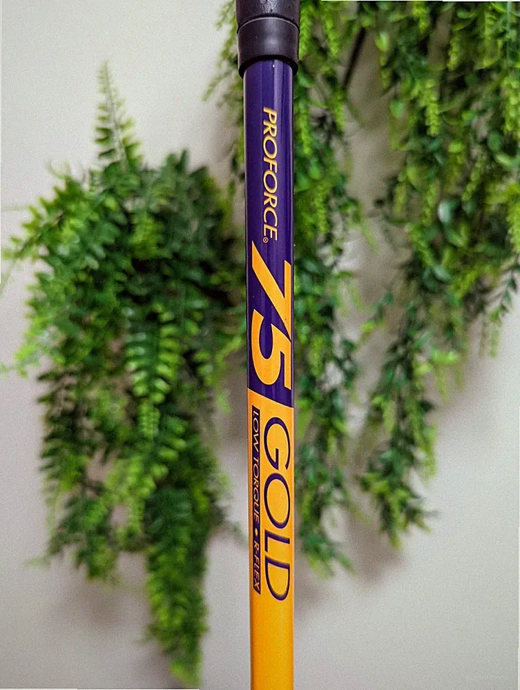 UST PROFORCE 75 GOLD Regular Flex Golf Club Shaft ⛳️ Lamkin Oversize Grip 42.25"