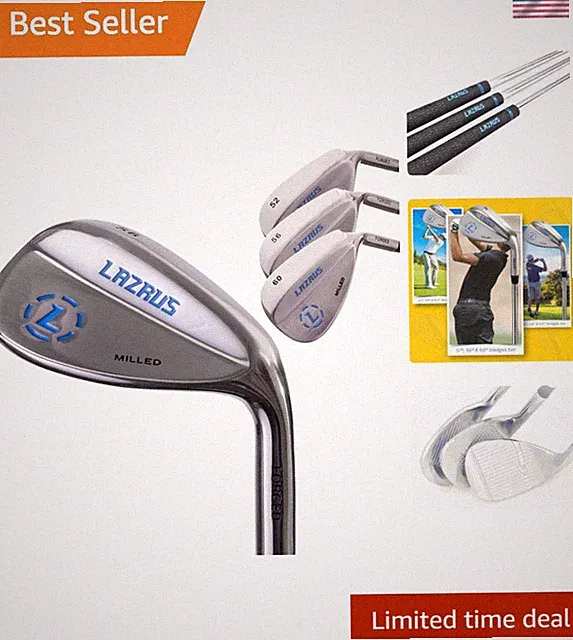 Versatile LAZRUS Forged Golf Wedges Set - 50-72 Degrees for All Skill Levels