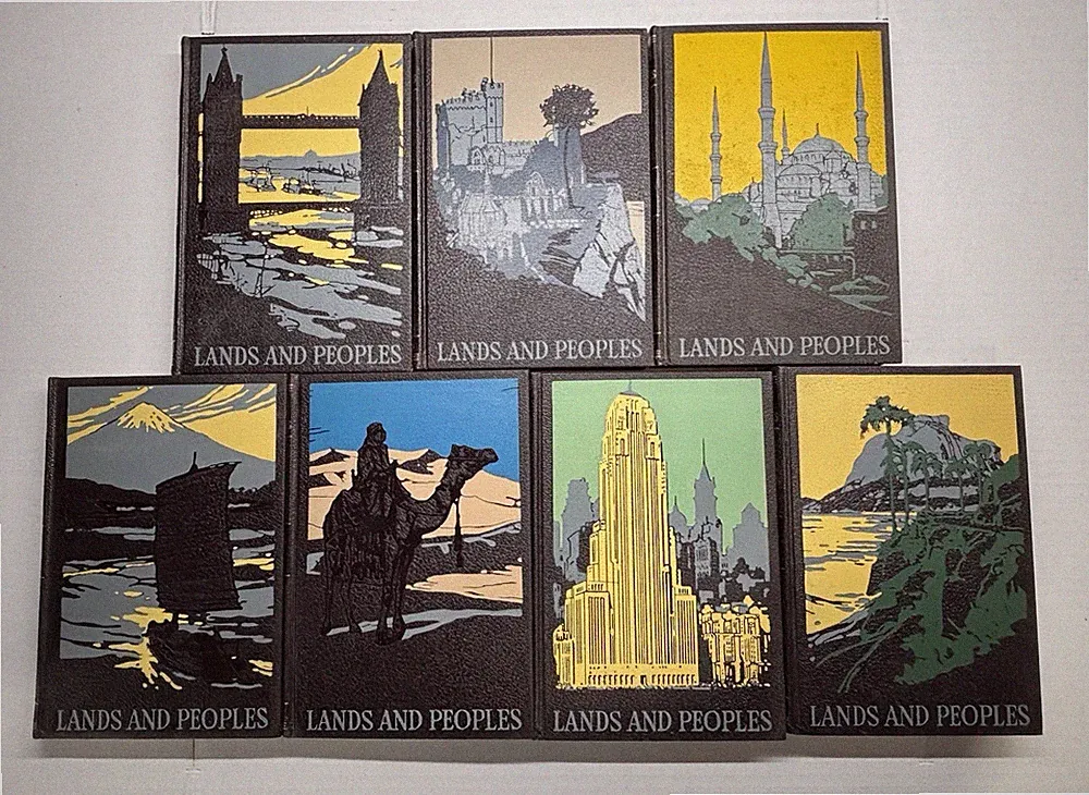 Lands and Peoples The World in Color 7 Volume Set