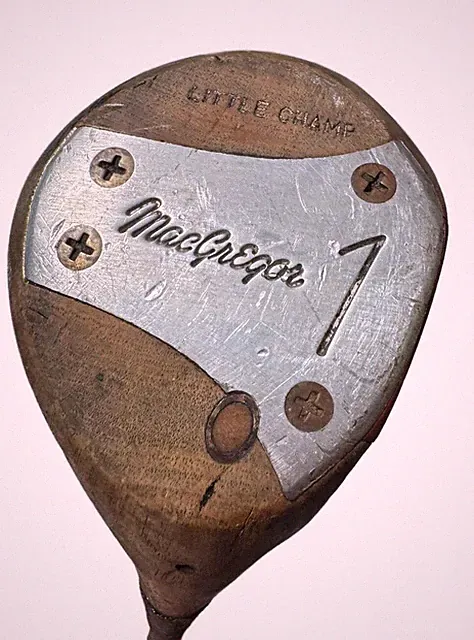 Vintage 1950s–1960s MacGregor "Jack Burke" Little Champ Junior Driver (1-Wood)