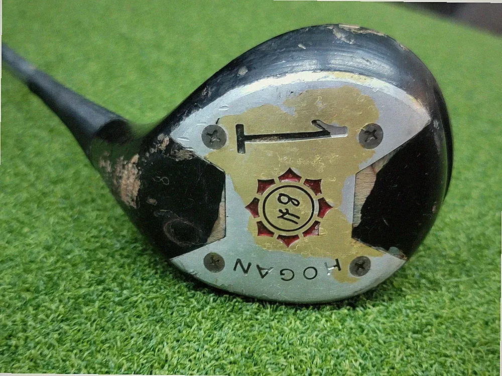 Vintage Ben Hogan #1 Wood Driver Black Finish Stiff Steel Shaft RH