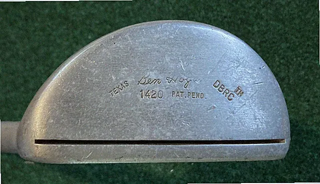 VINTAGE BEN HOGAN 1420 MALLET PUTTER (DESIGNED BY RAY COOK) - 35" ALL ORIGINAL
