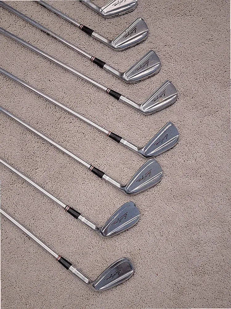 Vintage Ben Hogan Apex Redline Irons 3 thru 9 + Equalizer Wedge Complete Set
