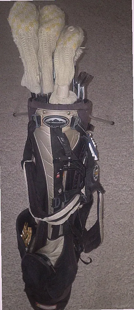 Vintage Ben Hogan Medallion 13pc Complete Golf Set + Sun Mountain Bag See Photos