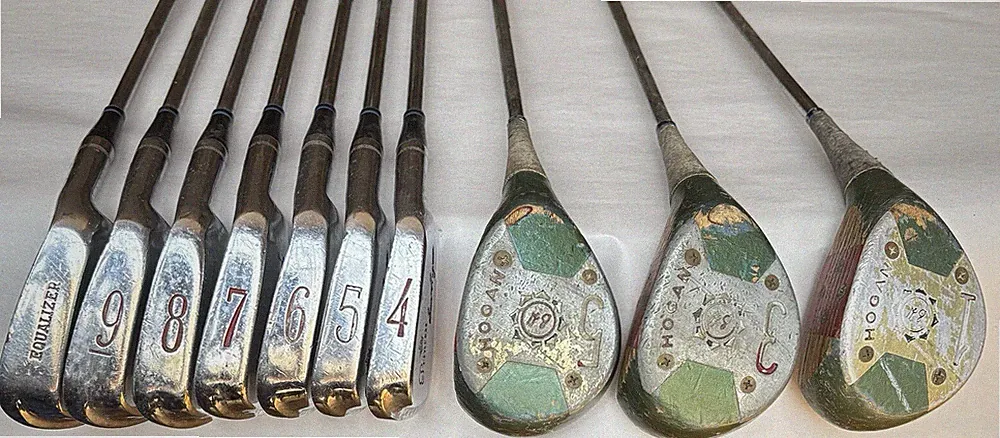Vintage Ben Hogan Princess Golf Clubs - 10pc - 1,3,5 Woods 4-PW Irons Womens RH
