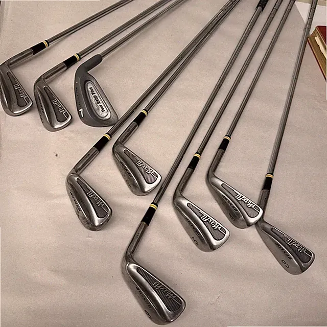 Vintage Dunlop Maxfli Iron Set (3-9 , Dual Wedge + Bonus Iron) - Ready To Play!