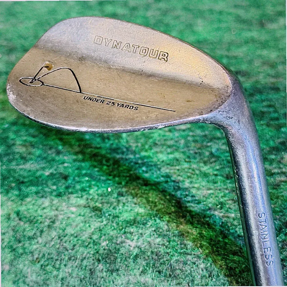 Vintage Dynatour High Loft 64° Wedge Mens RH Stainless Steel Lamkin Golf Club