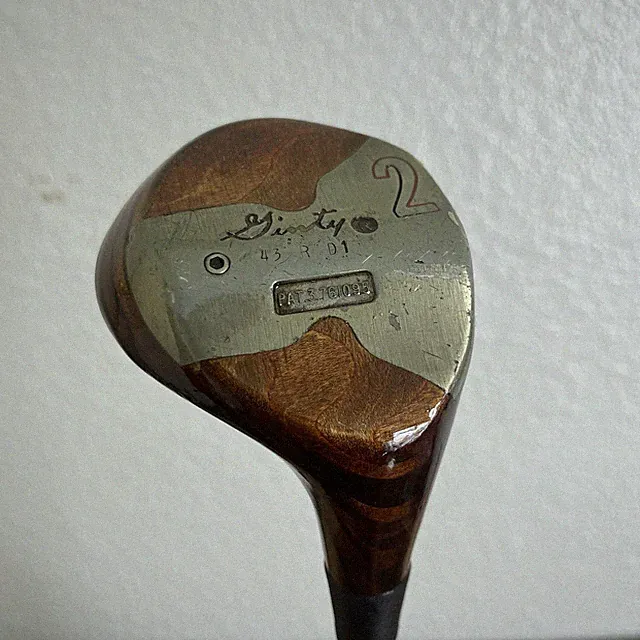 Vintage Ginty Stan Thompson #2 Wood W/ Factory Steel Shaft 44”