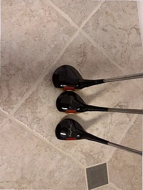 VINTAGE GOLF CLUBS (1963) PERSIMMON WOODS MACGREGOR - MT Tourney, Tommy Armour