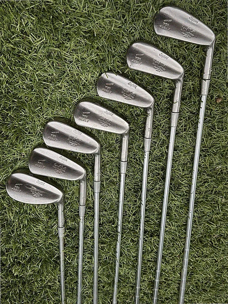Vintage Golf Irons - Kenneth Smith 3-9 Iron - RH - Orig Grips Reg 43217