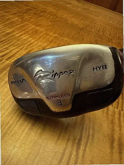 Vintage Intech Ripper Stainless 3 Hybrid RH Regular Flex Graphite Shaft 40”