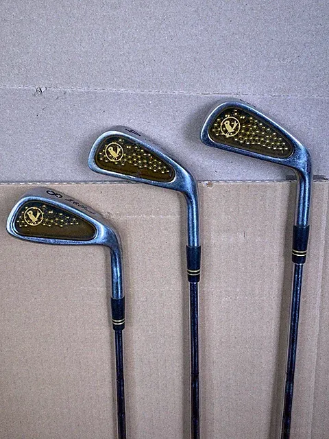Vintage J.C. Smith Ball Bearing Iron Set 3 4 8 RH Golf Club 40" Size