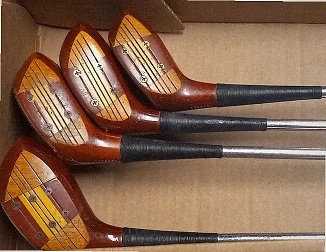 Vintage Jack Nicklaus MacGregor 1, 3, 4 & 5 Woods Oil Hardened Pre-Owned