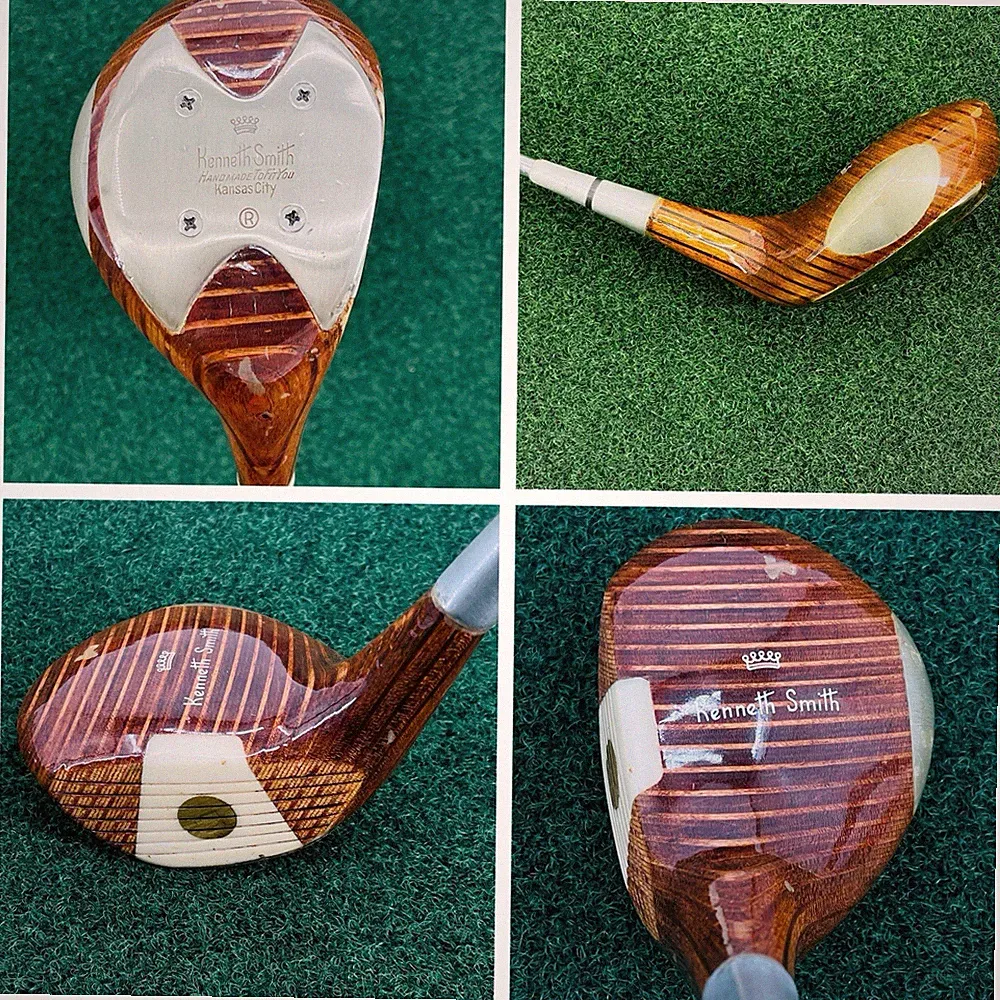 Vintage Kenneth Smith Fairway Wood Club RH Golf Solidified Woods Steel Shaft