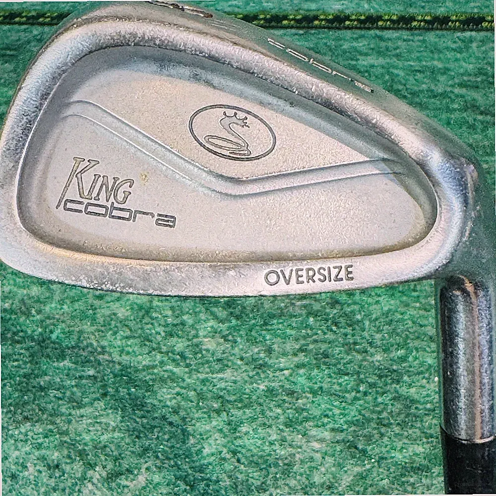 Vintage King Cobra 8 Iron Mens RH Oversize Cavity Steel Single Silver Golf Club