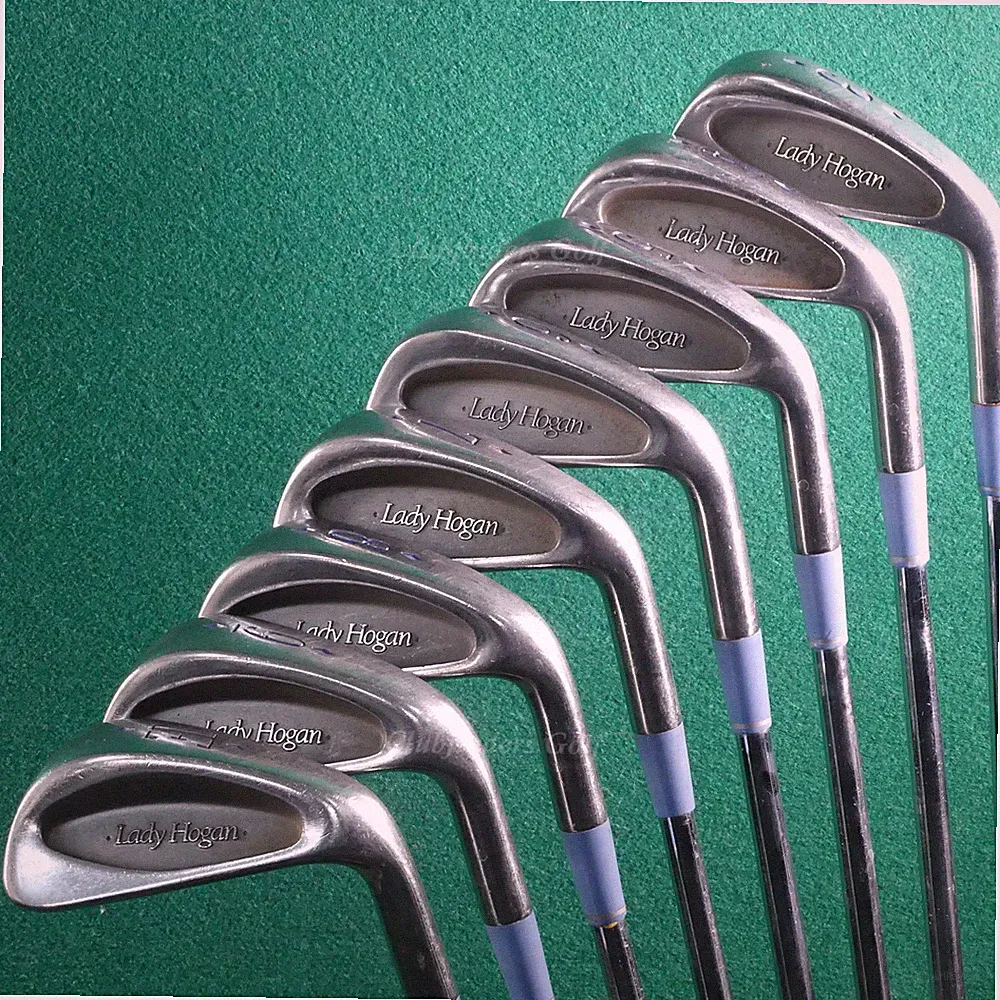 VINTAGE Lady Ben Hogan Lady Hogan 3-EW Iron Set Factory Apex Steel Ladies