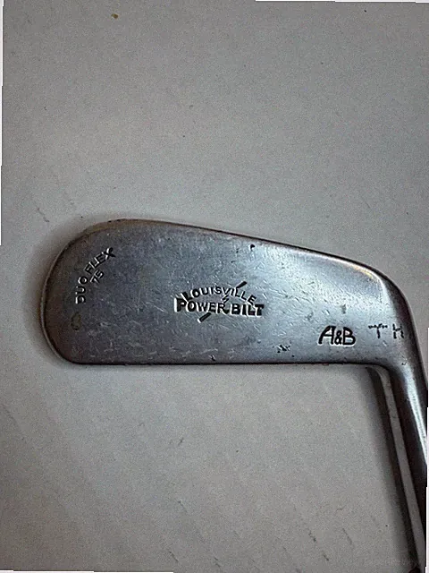 Vintage Louisville PowerBilt H&B Blade Putter Golf Club Duo-Flex 75 Steel Shaft