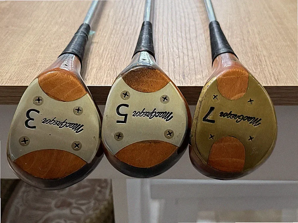 Vintage MacGregor Jack Nicklaus Golden Bear 3 5 7 Woods Set Golf Clubs RH
