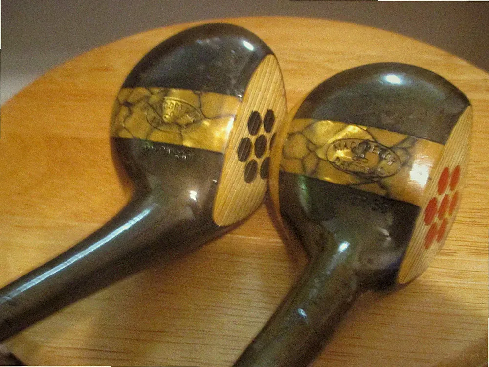 Vintage MacGregor Master 30 Left Handed Driver & Spoon All Original Golf Clubs