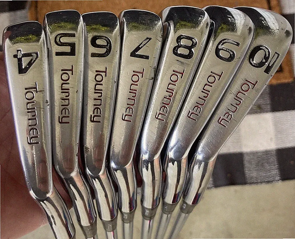 Vintage MacGregor Tourney Iron Set 4-10 Irons Steel Shafts Men’s RH Golf Clubs