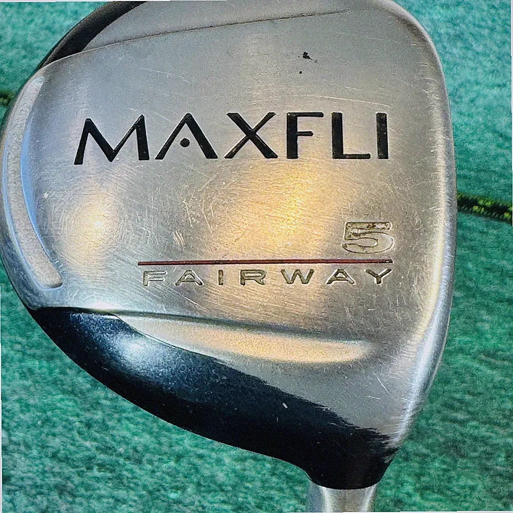 Vintage Maxfli 5 Fairway Wood Mens RH Blue Max Lite Graphite R Silver Golf Club