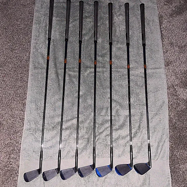 Vintage Maxfli forged iron Set 3-4-5-6-7-8-9 Regular R flex steel shafts RH