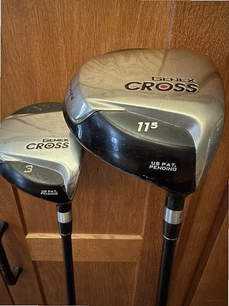 Vintage Nickent Genex Cross 11.5 Driver & 3 Fairway Wood Regular Flex