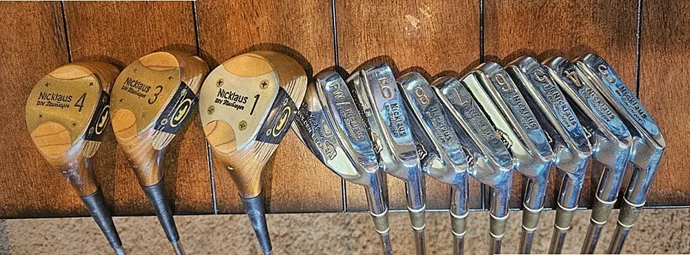 Vintage Nicklaus by MacGregor Golden Bear Golf Club Set 3-PW 1 3 4 Woods