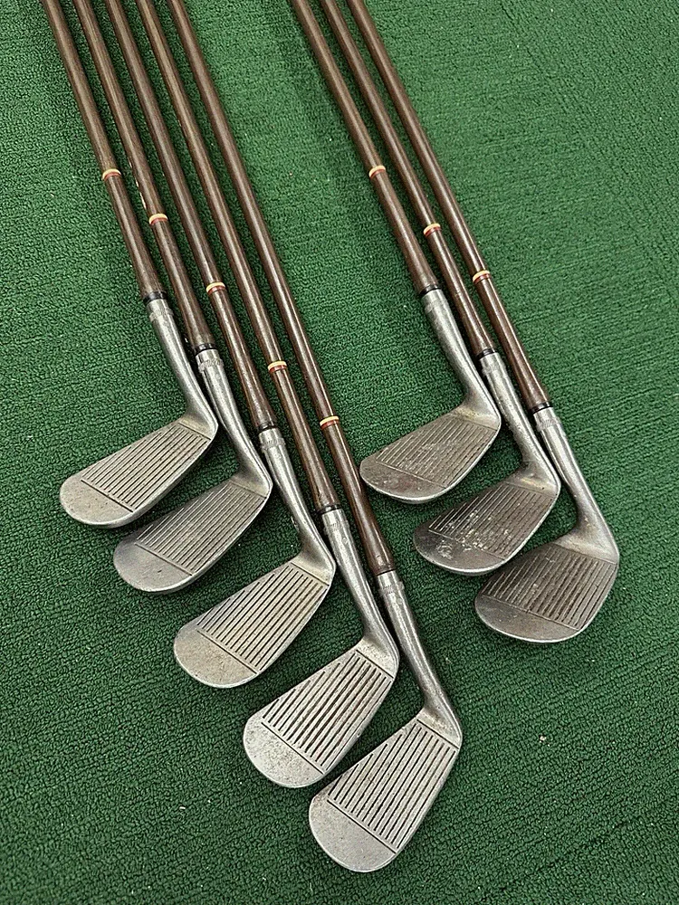 Vintage Pedersen Golf Clubs Woods Irons