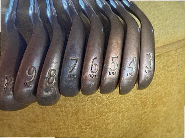 Vintage PowerBilt TPS BeCu Iron Set Graphite Shafts UST 3.5 Dynasty Plus