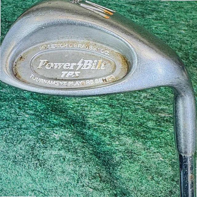 Vintage PowerBilt TPS W Wedge Mens RH Rifle FCM 5.5 Steel Silver Golf Club USA
