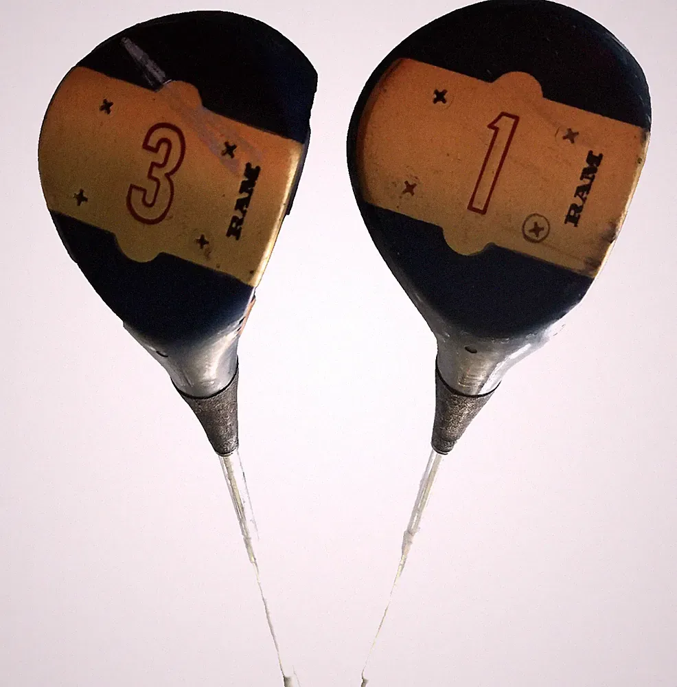 Vintage Ram RH 1 & 3 Fairway Woods 42”