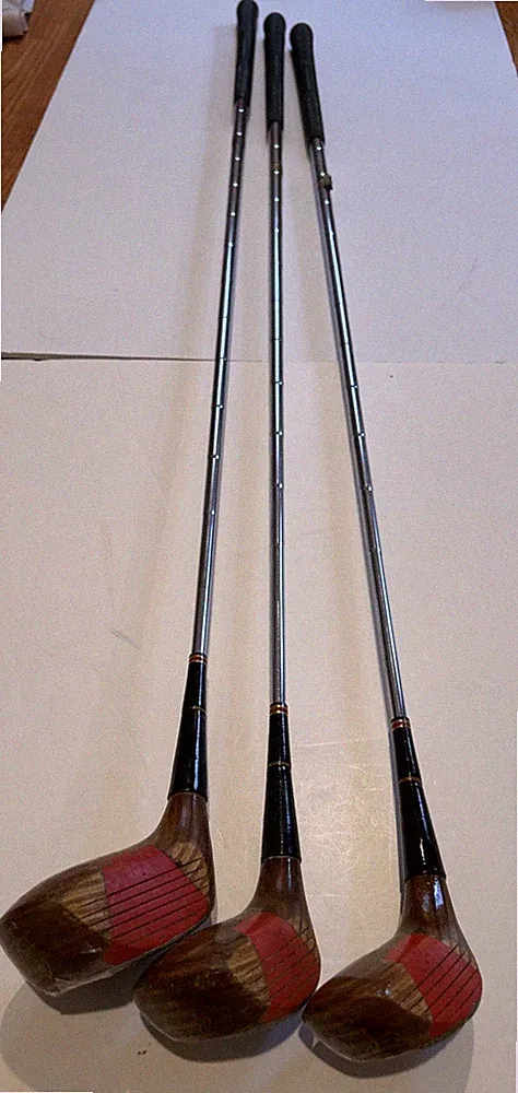 Vintage RH Northwestern Wood Set of (3) 1, 3, 5 Golf Pro Flex - 44" Driver